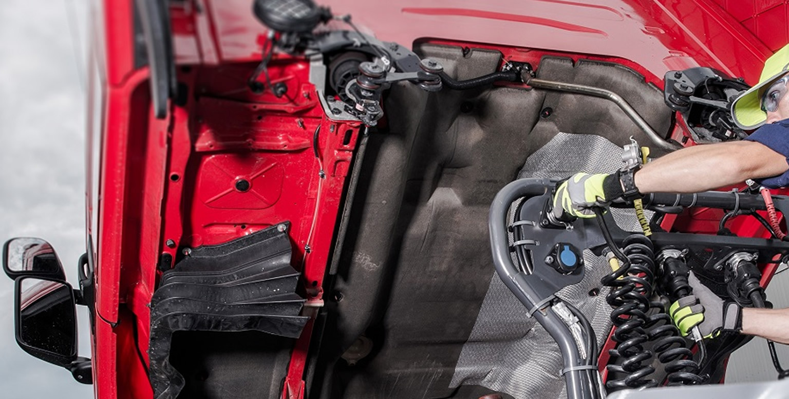 truck getting a tune up service in Bastrop, TX